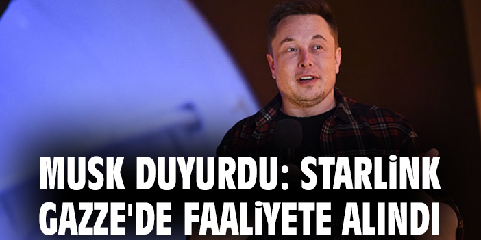 Elon Musk: Starlink Gazze’deki Hastanede Faaliyette!