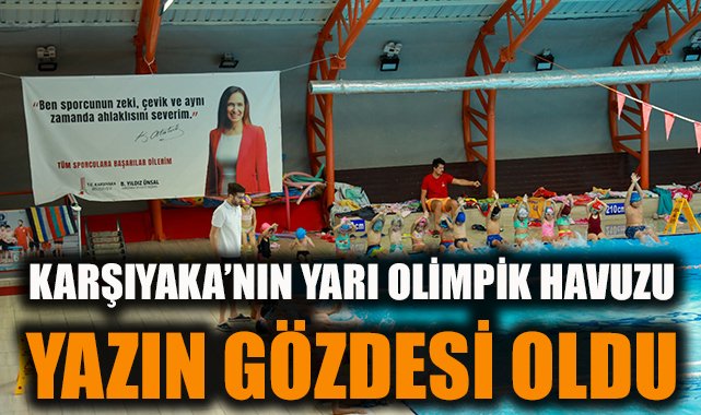 Karşıyaka Belediyesi Yüzme Havuzu: 7 Bin Kişiye Yüzme Keyfi!