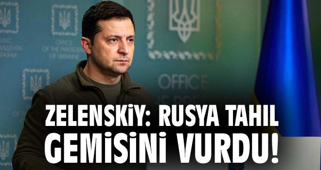 Zelenskiy: Rusya Sivil Gemiyi Füzeyle Vurdu!