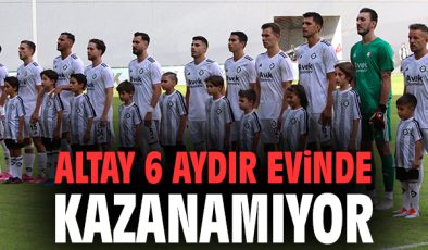 Altay, İç Sahada Yenilgiyle Tanıştı!