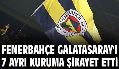 Fenerbahçe’den Galatasaray’a Şok Şikayet!