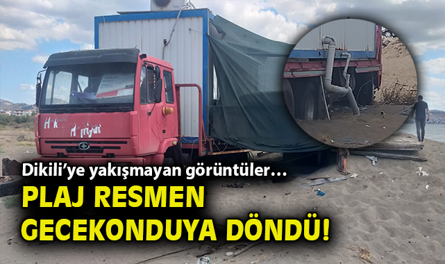 Kabakum Plajı’nda Konteyner Şoku! Denize Giriş Tedirgin Ediyor.