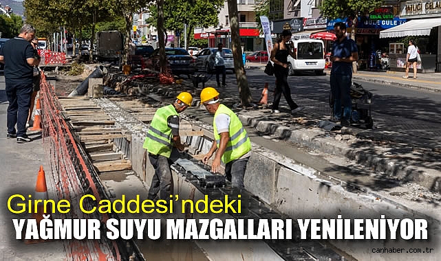 Karşıyaka Girne Caddesi’nde Mazgal Yenileme Hızla Devam Ediyor