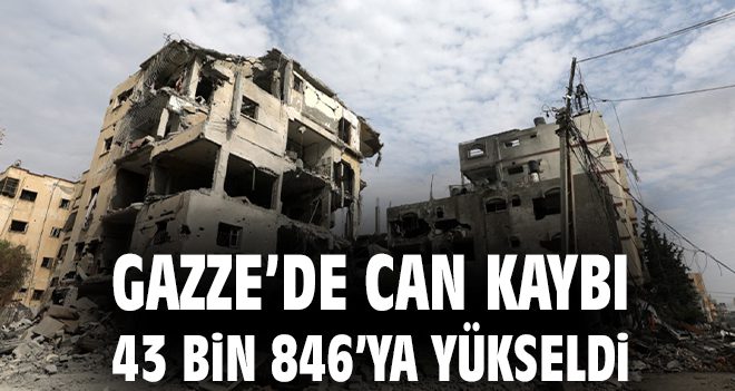 İsrail Gazze’de 408 günde 44 bin can aldı!