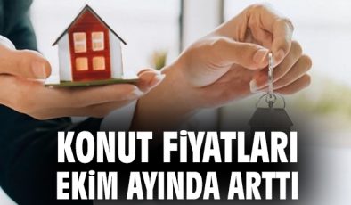 Konut Fiyatları Ekim’de Yükselişte!