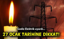 İzmir’de 27 Ocak’ta Elektrik Kesintisi Olacak!