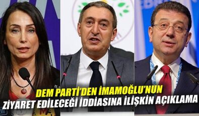 İmamoğlu, DEM Parti Eş Başkanlarıyla Görüşecek!