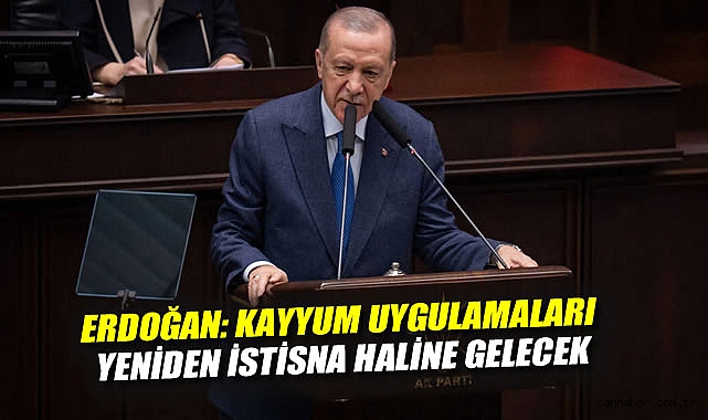 Erdoğan: Kayyum Uygulamaları Yeniden Geliyor!