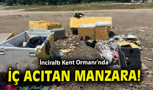 İnciraltı Kent Ormanı’nda Çevre Kirliliği Protestosu!