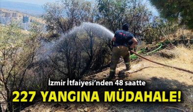 İzmir’de Yangınlarla Mücadele: 227 Olay Kontrol Altında!