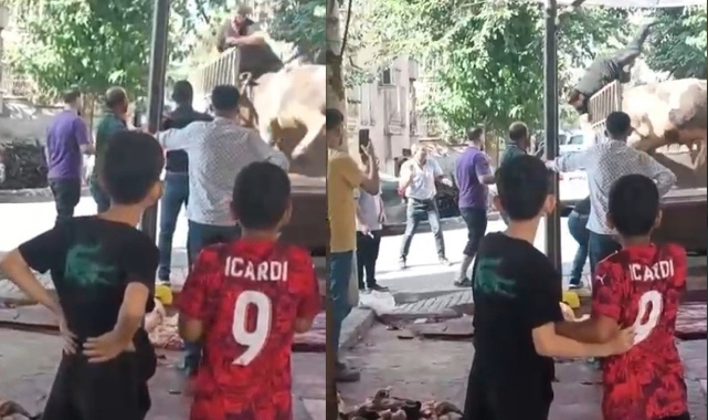 Kızgın Boğa Kasabı Saldırdı: O Anlar Kamerada!