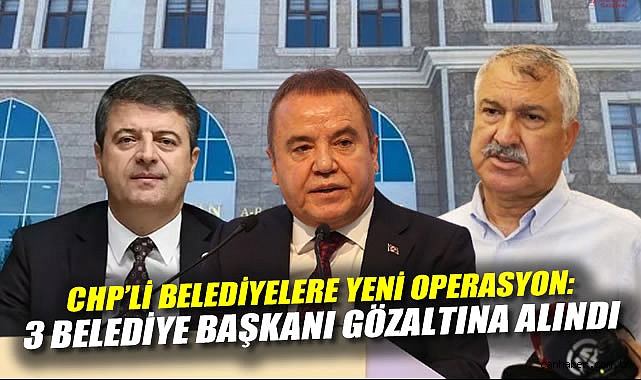 Rüşvet Soruşturmasında Belediye Başkanları Gözaltında!