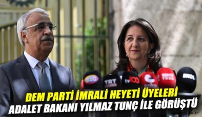 İmralı Heyeti’nden Adalet Bakanı’na Ziyaret!