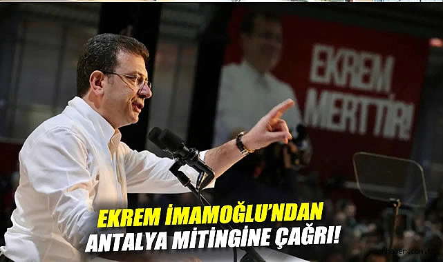 Muhittin Böcek İçin Antalya’da Büyük Destek Mitingi