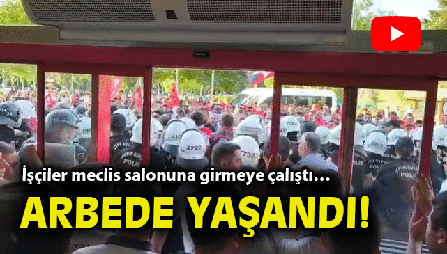 İşten Çıkarılan İşçilerden Meclis Önünde Eylem!