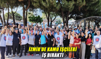 İzmir’de Kamu İşçileri Eylemde: İlerleme Yok!