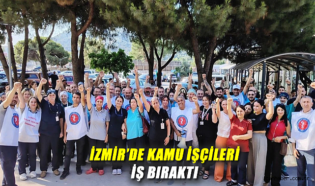 İzmir’de Kamu İşçileri Eylemde: İlerleme Yok!