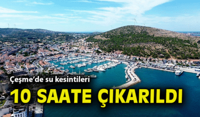 Çeşme’de Su Kesintisi: Kritik Düşüş Devam Ediyor!