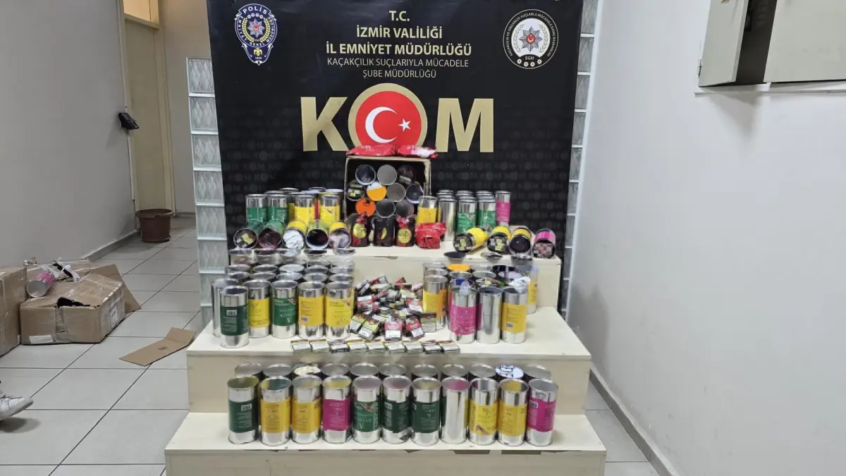 İzmir’de 5 Milyon Liralık Kaçakçılık Operasyonu