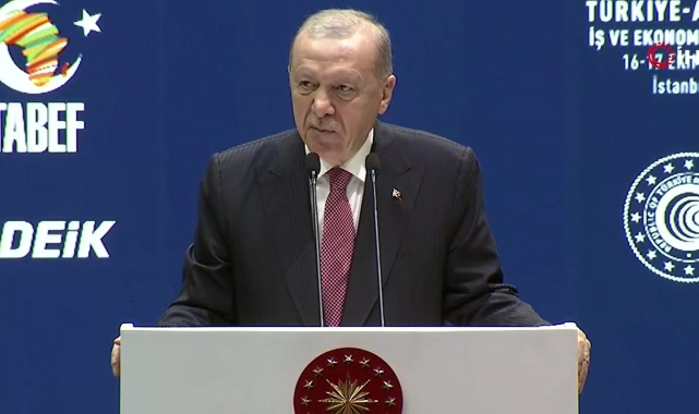 Erdoğan, Türkiye-Afrika İş Forumunda önemli mesajlar verdi