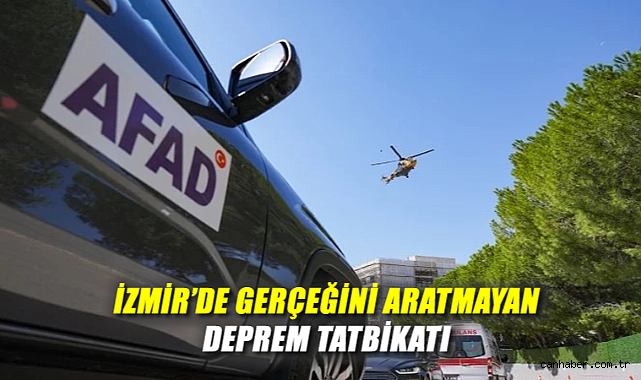 İzmir’de Büyük Deprem Tatbikatı Gerçekleştirildi!