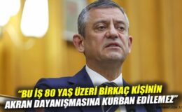 Özgür Özel: İktidarın Yüzde 80 Tepki Var!