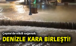 İzmir’de Sağanak Yağış Hayatı Olumsuz Etkiledi!