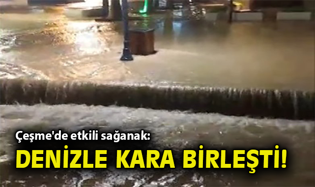 İzmir’de Sağanak Yağış Hayatı Olumsuz Etkiledi!