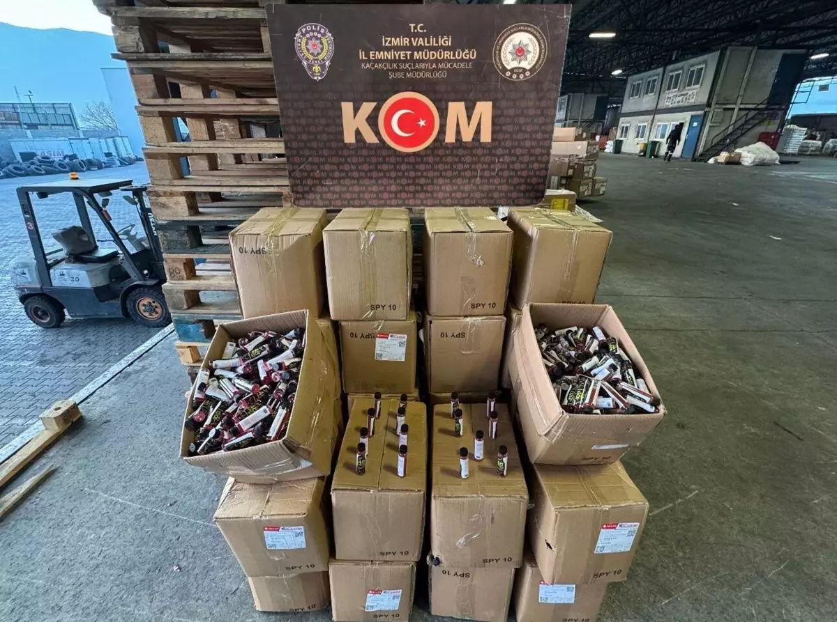 İzmir’de 15 Milyon TL’lik Kaçak Ürün Operasyonu