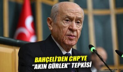Bahçeli: CHP, Kriz ve Kargaşaya Oynuyor!