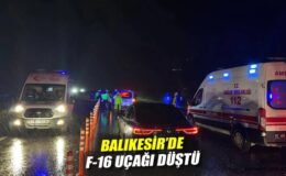 F-16 Uçağı İniş Sırasında Düştü: Pilot Şehit!