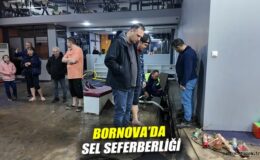 Bornova’nın Sel Felaketiyle Mücadelesi Devam Ediyor