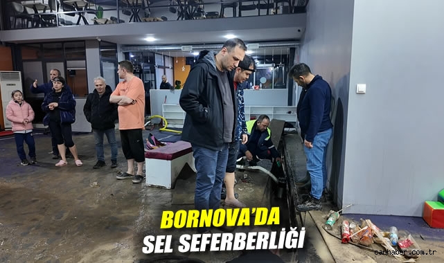 Bornova’nın Sel Felaketiyle Mücadelesi Devam Ediyor