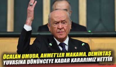 Bahçeli: ‘Erken Seçim Gündeme Gelmeyecek!’
