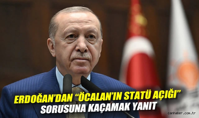Erdoğan’dan İmralı Statü Açığına Kaçamak Yanıt!