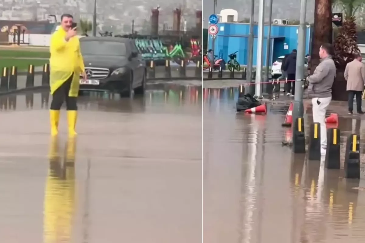 İzmir’de Sağanak Yağış, Trafiği Felç Etti!