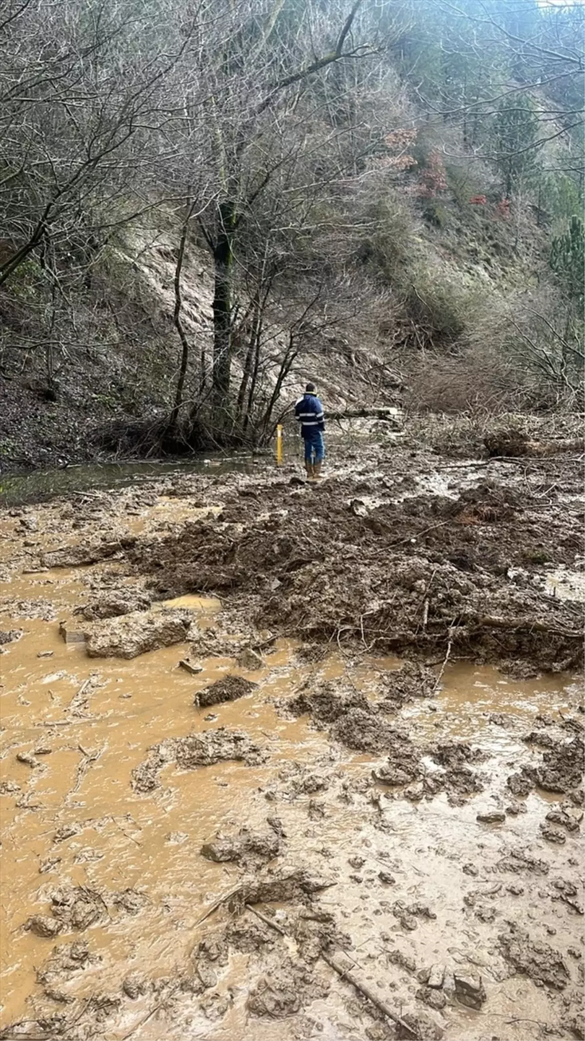 Ödemiş’te Heyelan Kapanan Yol Yeniden Açıldı!