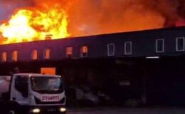 Karapınar’da Market Deposunda Yangın Paniği!