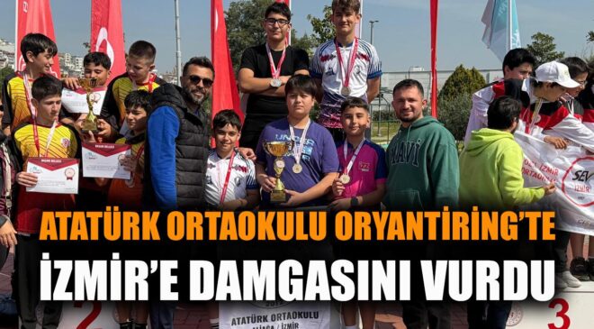 Atatürk Ortaokulu’ndan Oryantiringde Büyük Başarı!