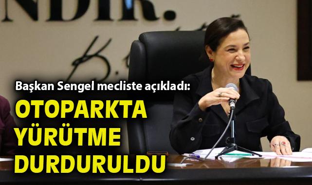 Başkan Sengel’den Otopark Devir İşlemi Açıklaması