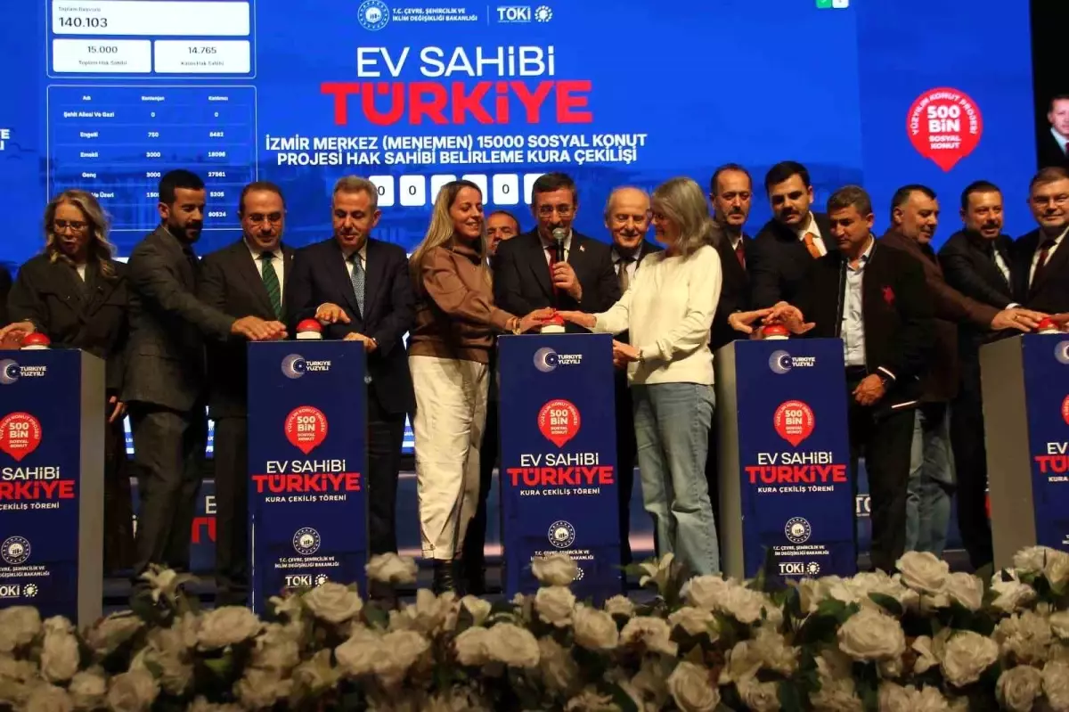 İzmir’de 21 bin konut için kura heyecanı!