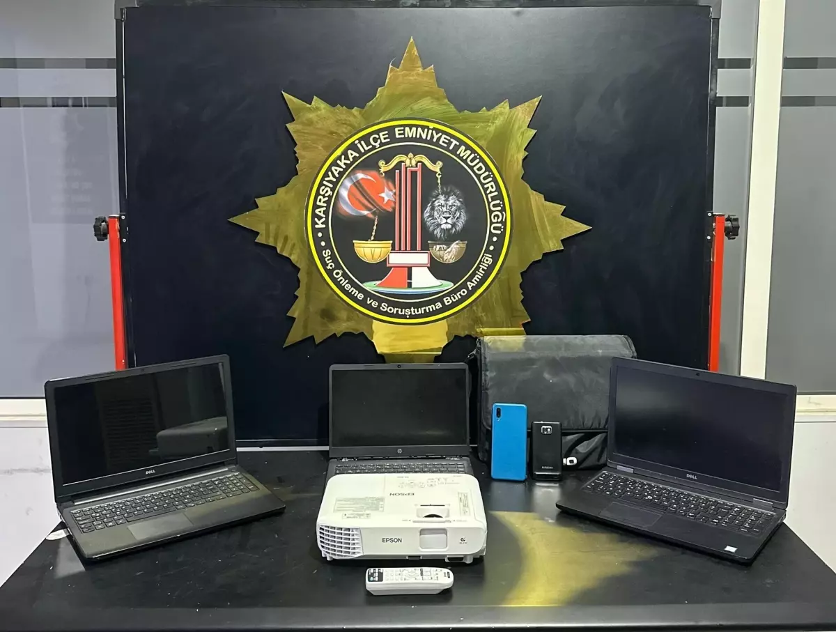 Okuldan Elektronik Hırsızlığı: Zanlı Tutuklandı!