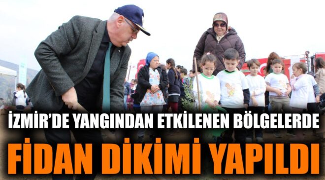 Ödemiş’te Fidan Dikim Etkinliğiyle Doğa Yenileniyor