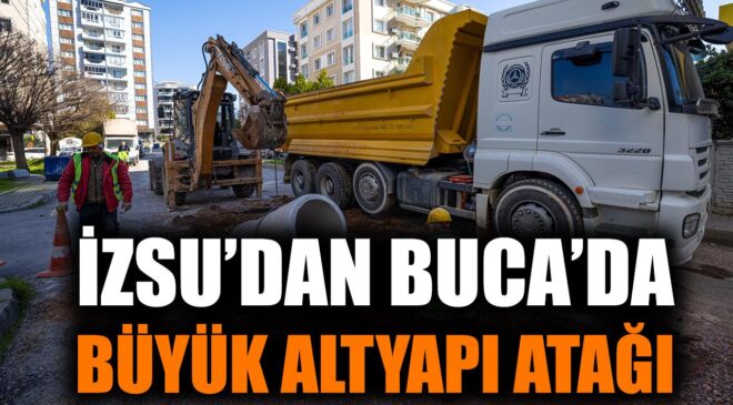Buca’da Yağmur Suyu Yatırımları Hızla Devam Ediyor!
