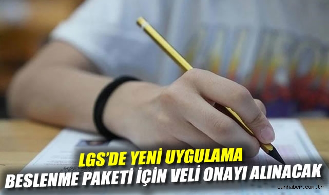 LGS İçin Öğrencilere Beslenme Paketi Desteği!