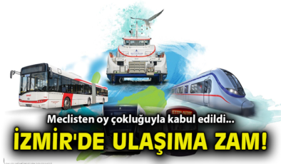 İzmir’de toplu taşıma ücretlerine çarpıcı zam!