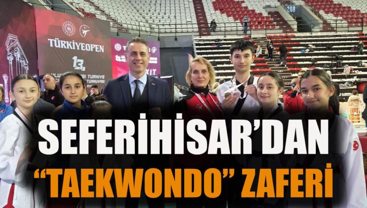 Seferihisarlı Taekwondo Sporcularından Madalya Yağmuru