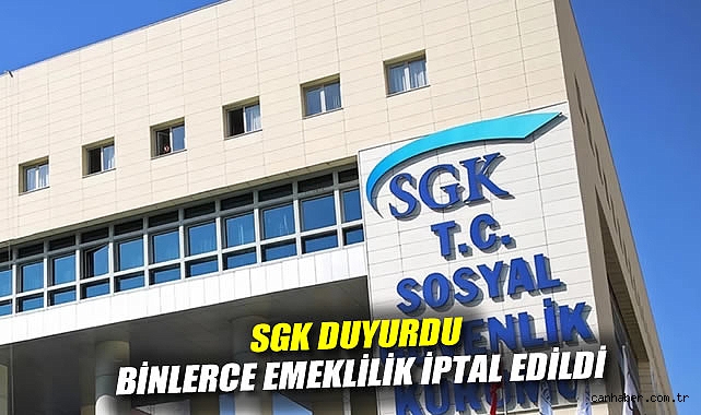 SGK’dan Emeklilik İptalleri Açıklaması!