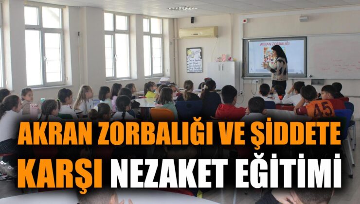 İzmir’de Zorbalığa Karşı Akran Nezaketi Eğitimi