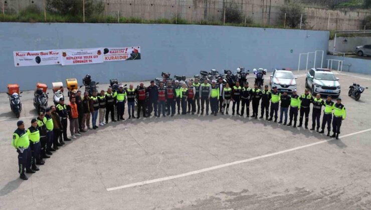 Motosiklet Sürücülerine Güvenli Sürüş Eğitimi Verildi